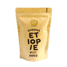 Zlaté zrnko Etiopie – “OVOCNÁ” - zrnková káva 500g