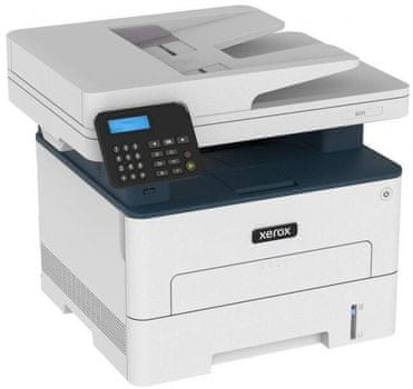 Xerox B230V_DNI fekete-fehér színes tintasugaras toner nyomtató, amely különösen irodai használatra alkalmas.