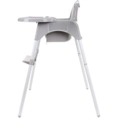 Severno SEVERNO Jídelní židlička Basic šedá