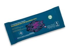 Balerina Český zdravotnický nano respirátor PFHM931-FFP2, fish type, vzor 106 - balení 10ks
