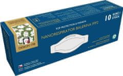 Balerina Český zdravotnický nano respirátor PFHM931-FFP2, fish type, vzor 198 - balení 10ks