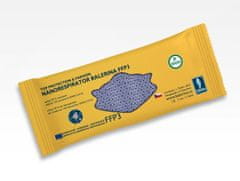 Balerina Český zdravotnický nano respirátor PFHM933-FFP3, fish type, vzor 224 - balení 5ks