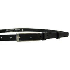 Penny Belts Dámský kožený opasek 15-1-60 black (Délka pásku 85 cm)