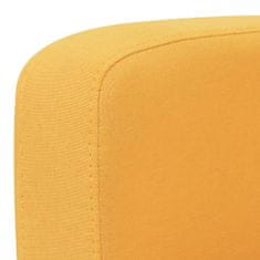 Greatstore 2dílná sedací souprava textil žlutá