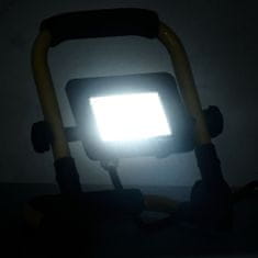 shumee LED reflektor s rukojetí 20 W studené bílé světlo