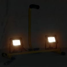 shumee LED reflektor s rukojetí 2 x 10 W teplé bílé světlo