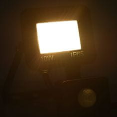 Greatstore LED reflektor se senzorem 10 W teplé bílé světlo