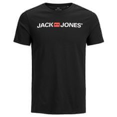 Jack&Jones Pánské triko JJECORP Slim Fit 12137126 Black (Velikost L)