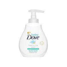 Dove Mycí gel pro děti na tělo i vlásky baby (Head To Toe Wash Sensitive Moisture) (Objem 400 ml)