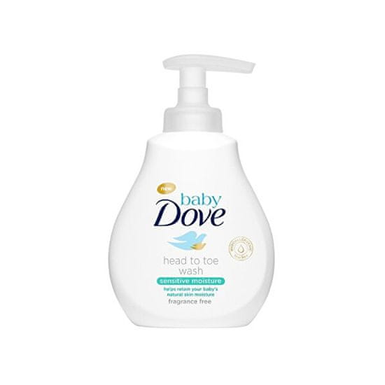 Dove Mycí gel pro děti na tělo i vlásky baby (Head To Toe Wash Sensitive Moisture)