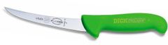 F. Dick Vykosťovací nůž se zahnutou čepelí, poloohebný, zelený v délce 15 cm 15 cm, zelená