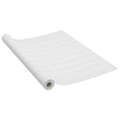 shumee Samolepící tapety na nábytek 2 ks bílé dřevo 500 x 90 cm PVC