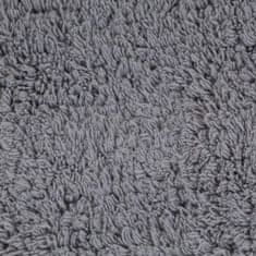 Vidaxl Sada koupelnových předložek 2 kusy textilní šedá