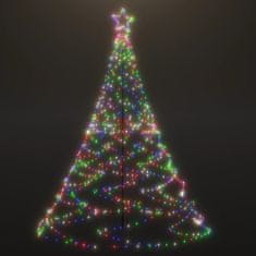 shumee Vánoční stromek s kovovým sloupkem 500 LED diod barevný 3 m