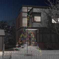 shumee Vánoční stromek s kovovým sloupkem 500 LED diod barevný 3 m