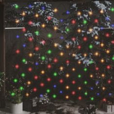 Vidaxl Vánoční světelná síť barevná 3 x 3 m 306 LED vnitřní i venkovní