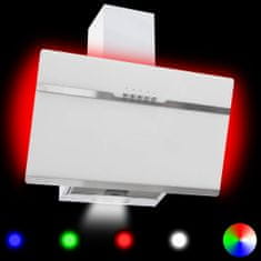 Greatstore Nástěnná digestoř RGB LED 60 cm nerezová ocel a tvrzené sklo