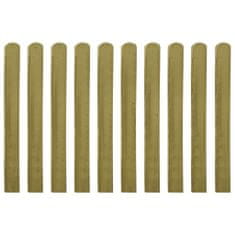 Greatstore Impregnované plotovky 10 ks dřevo 100 cm