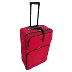 shumee Pětidílný set cestovních kufrů červený