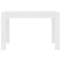Vidaxl Jídelní stůl bílý 120 x 60 x 76 cm dřevotříska