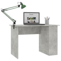 Greatstore Psací stůl betonově šedý 110 x 60 x 73 cm dřevotříska