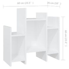 Vidaxl Odkládací skříňka bílá 60 x 26 x 60 cm dřevotříska