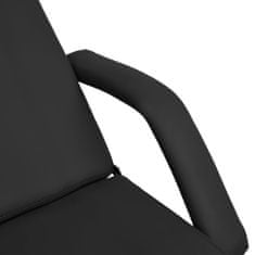Greatstore Masážní stůl černý 180 x 62 x (86,5–118) cm