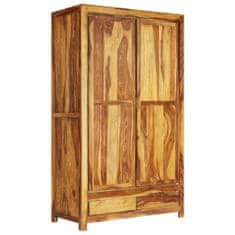 Greatstore Šatní skříň z masivního sheeshamového dřeva 110 x 55 x 190 cm