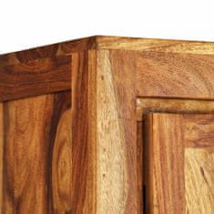 Greatstore Šatní skříň z masivního sheeshamového dřeva 110 x 55 x 190 cm
