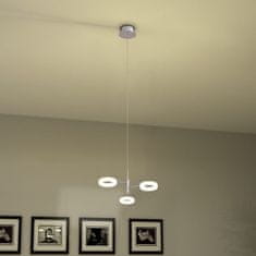 Greatstore Závěsné svítidlo se 3 LED bodovkami teplé bílé světlo