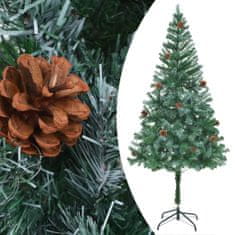 Greatstore Umělý vánoční stromek se šiškami 180 cm