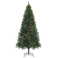shumee Umělý vánoční stromek se šiškami zelený 180 cm