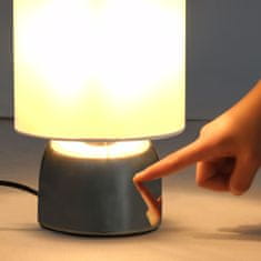 Greatstore Stolní lampy 2 ks dotykové tlačítko bílé E14