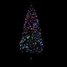 Greatstore Umělý vánoční stromeček se stojanem zelený 120cm optické vlákno