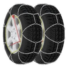 shumee Sněhové řetězy na pneumatiky 2 ks 9 mm KN90