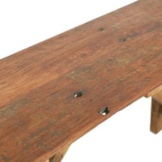 Greatstore Konzolový stolek 130 x 40 x 80 cm masivní recyklované dřevo
