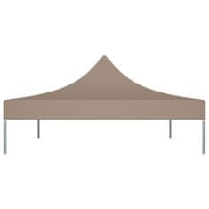 Greatstore Střecha k party stanu 4,5 x 3 m taupe 270 g/m2