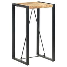 shumee Barový stůl 60 x 60 x 110 cm masivní mangovníkové dřevo