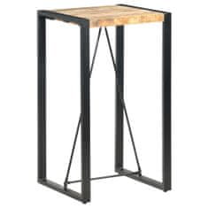 shumee Barový stůl 60 x 60 x 110 cm masivní mangovníkové dřevo