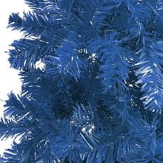 Greatstore Úzký vánoční stromek modrý 240 cm