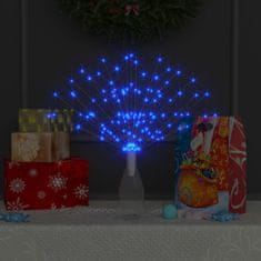 Greatstore Venkovní vánoční ohňostroje 2 ks modré 50 cm 280 LED diod