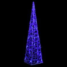 Vidaxl Akrylový dekorativní světelný LED kužel modrý 60 cm