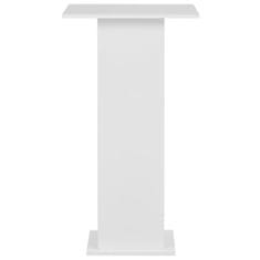Barový stůl bílý 60 x 60 x 110 cm