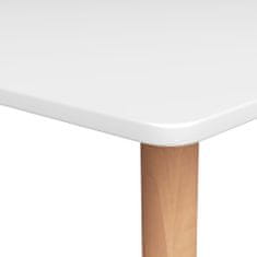 Greatstore Barový stůl bílý 120 x 60 x 105 cm