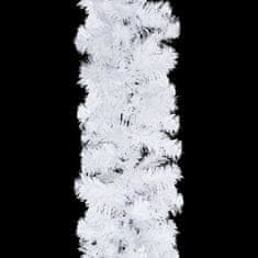Greatstore Vánoční girlandy 4 ks bílé 270 cm PVC