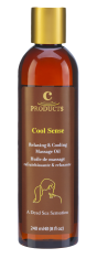 CPRODUCTS Mrtvé moře Cool Sense osvěžující masážní olej s mentolem a jojobou (240 ml)