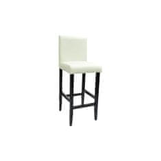 shumee Barové stoličky 2 ks bílé umělá kůže