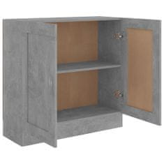 shumee Knihovna betonově šedá 82,5 x 30,5 x 80 cm dřevotříska