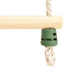 Vidaxl Dětský provazový žebřík masivní dřevo a PE 30 x 168 cm