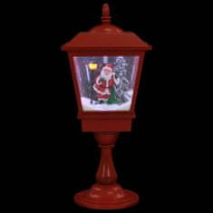 Greatstore Vánoční lampa na podstavci se Santou 64 cm LED